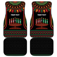Personalized African-American Kwanzaa Car Mats Kinara Candles African Pattern - Wonder Print Shop