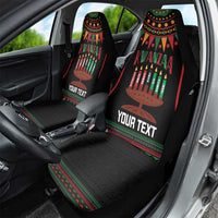 Personalized African-American Kwanzaa Car Seat Cover Kinara Candles African Pattern - Wonder Print Shop