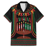 Personalized African-American Kwanzaa Family Matching Mermaid Dress and Hawaiian Shirt Kinara Candles African Pattern - Wonder Print Shop