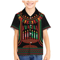 Personalized African-American Kwanzaa Family Matching Mermaid Dress and Hawaiian Shirt Kinara Candles African Pattern - Wonder Print Shop