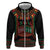 Personalized African-American Kwanzaa Hoodie Kinara Candles African Pattern - Wonder Print Shop