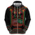 Personalized African-American Kwanzaa Hoodie Kinara Candles African Pattern - Wonder Print Shop