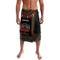 Personalized African-American Kwanzaa Lavalava Kinara Candles African Pattern - Wonder Print Shop