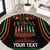 Personalized African-American Kwanzaa Round Carpet Kinara Candles African Pattern