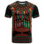 Personalized African-American Kwanzaa T Shirt Kinara Candles African Pattern - Wonder Print Shop
