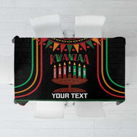 Personalized African-American Kwanzaa Tablecloth Kinara Candles African Pattern - Wonder Print Shop