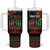 Personalized African-American Kwanzaa Tumbler With Handle Kinara Candles African Pattern - Wonder Print Shop