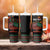 Personalized African-American Kwanzaa Tumbler With Handle Kinara Candles African Pattern - Wonder Print Shop