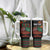 Personalized African-American Kwanzaa Tumbler With Handle Kinara Candles African Pattern - Wonder Print Shop