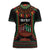Personalized African-American Kwanzaa Women Polo Shirt Kinara Candles African Pattern - Wonder Print Shop