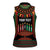 Personalized African-American Kwanzaa Women Sleeveless Polo Shirt Kinara Candles African Pattern - Wonder Print Shop