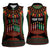 Personalized African-American Kwanzaa Women Sleeveless Polo Shirt Kinara Candles African Pattern - Wonder Print Shop