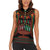 Personalized African-American Kwanzaa Women Sleeveless Polo Shirt Kinara Candles African Pattern - Wonder Print Shop