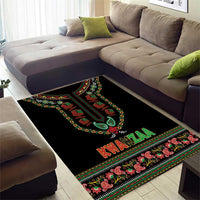 African-American Kwanzaa Area Rug Dashiki Mix Paisley Pattern - Wonder Print Shop