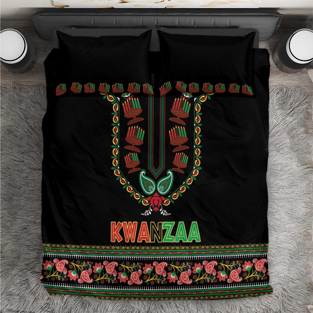 African-American Kwanzaa Bedding Set Dashiki Mix Paisley Pattern - Wonder Print Shop