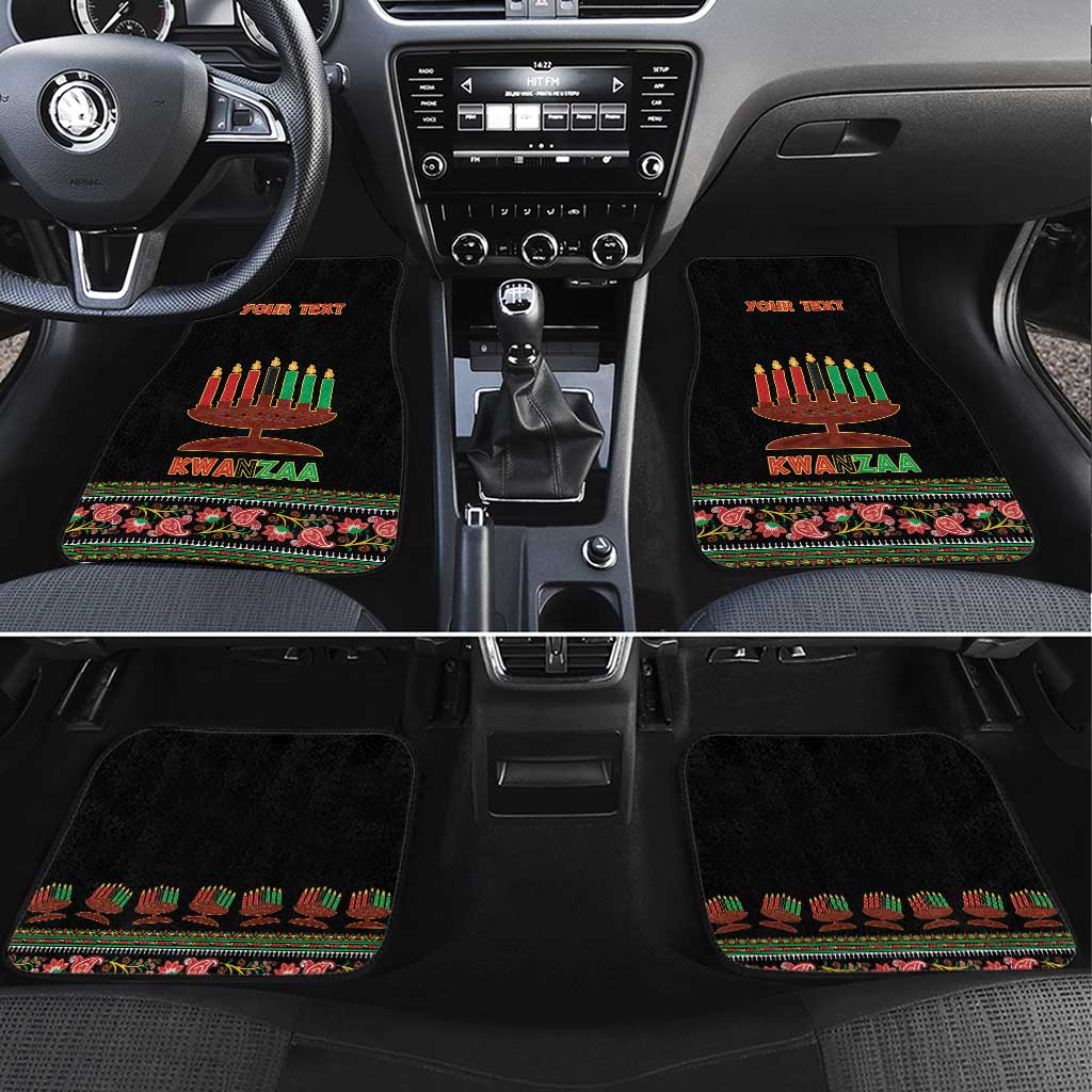 African-American Kwanzaa Car Mats Dashiki Mix Paisley Pattern - Wonder Print Shop