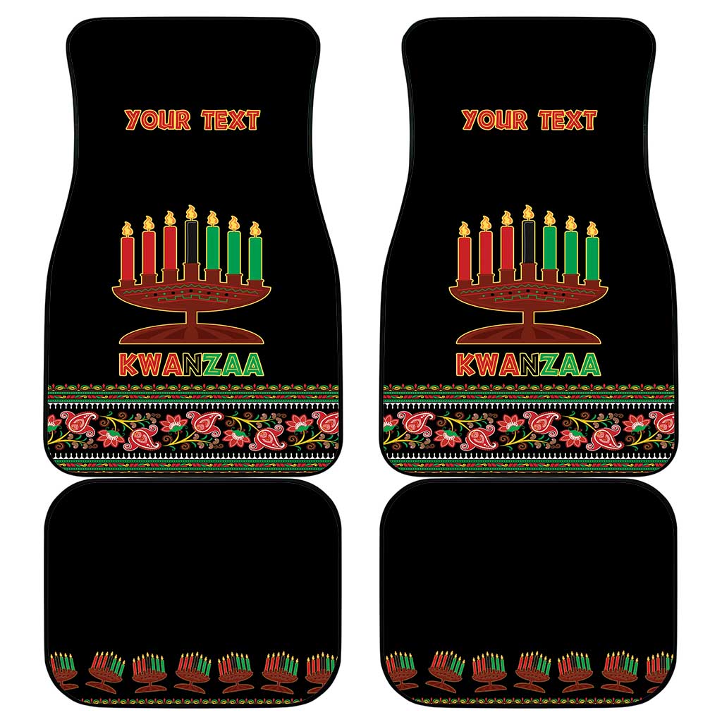 African-American Kwanzaa Car Mats Dashiki Mix Paisley Pattern - Wonder Print Shop