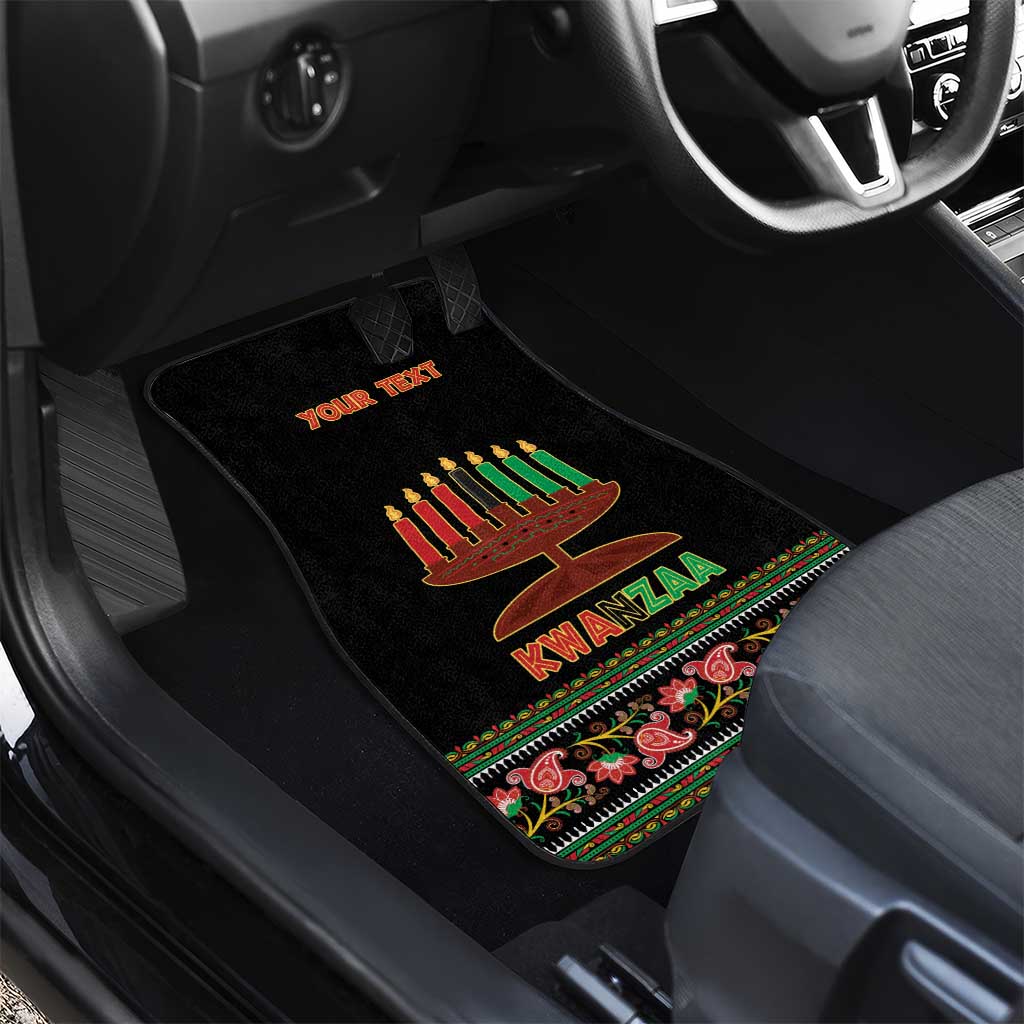 African-American Kwanzaa Car Mats Dashiki Mix Paisley Pattern - Wonder Print Shop