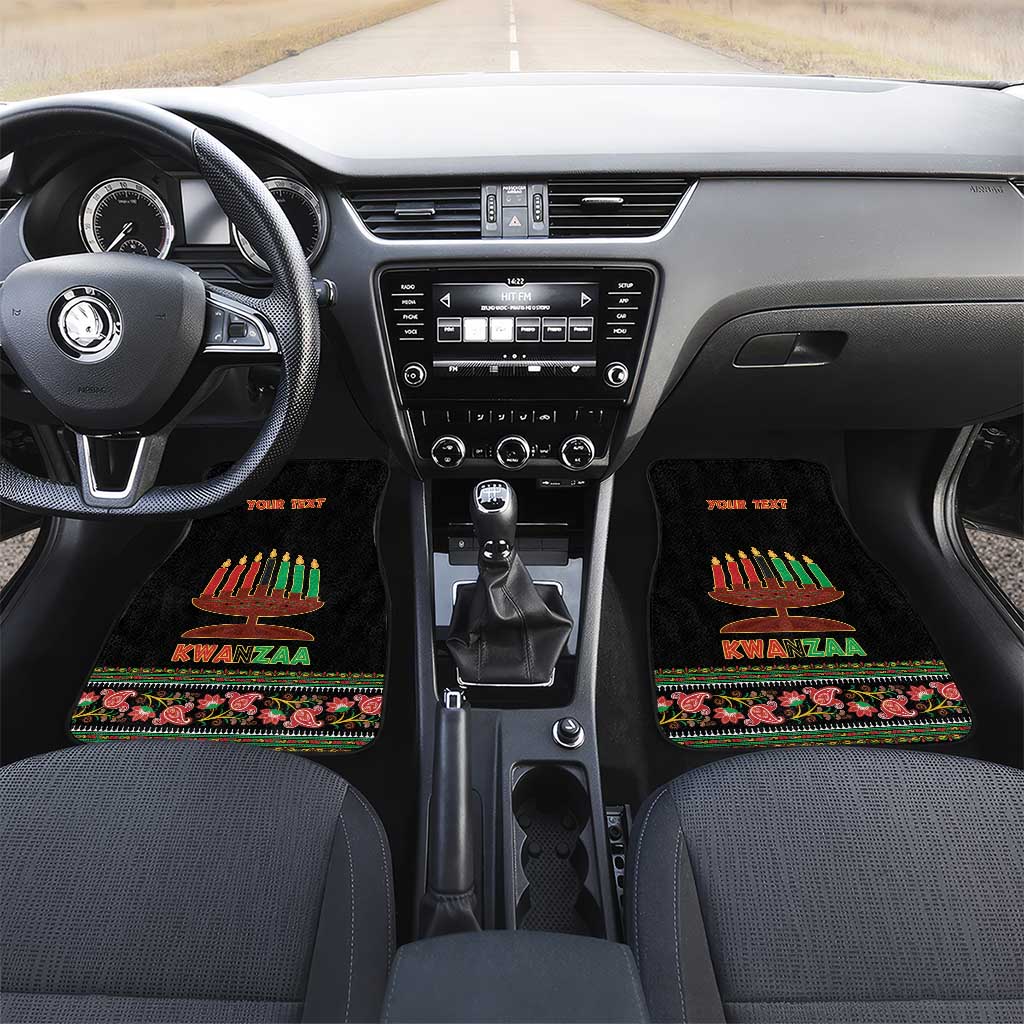 African-American Kwanzaa Car Mats Dashiki Mix Paisley Pattern - Wonder Print Shop