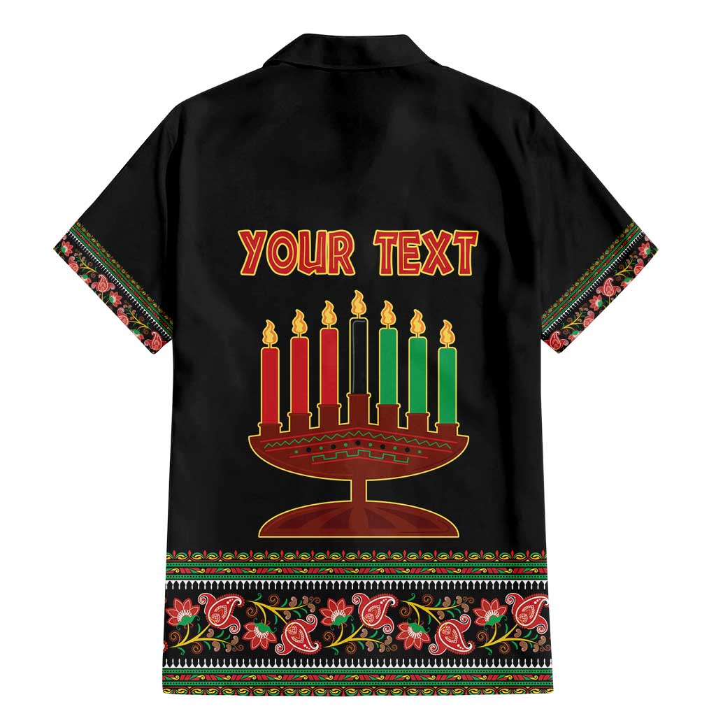 Personalized African-American Kwanzaa Family Matching Mermaid Dress and Hawaiian Shirt Dashiki Mix Paisley Pattern - Wonder Print Shop