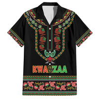 Personalized African-American Kwanzaa Family Matching Tank Maxi Dress and Hawaiian Shirt Dashiki Mix Paisley Pattern - Wonder Print Shop