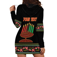 Personalized African-American Kwanzaa Hoodie Dress Dashiki Mix Paisley Pattern - Wonder Print Shop
