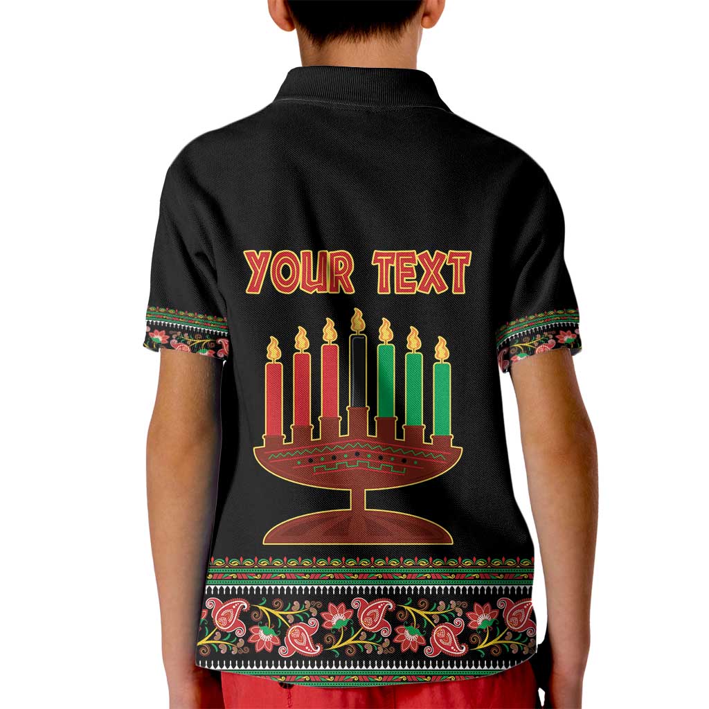 Personalized African-American Kwanzaa Kid Polo Shirt Dashiki Mix Paisley Pattern - Wonder Print Shop