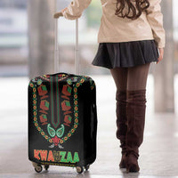 African-American Kwanzaa Luggage Cover Dashiki Mix Paisley Pattern - Wonder Print Shop