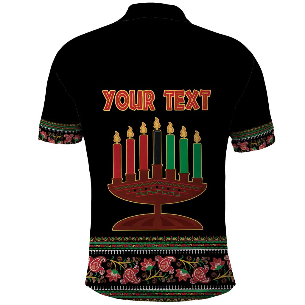 Personalized African-American Kwanzaa Polo Shirt Dashiki Mix Paisley Pattern - Wonder Print Shop