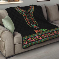 African-American Kwanzaa Quilt Dashiki Mix Paisley Pattern - Wonder Print Shop