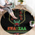 African-American Kwanzaa Round Carpet Dashiki Mix Paisley Pattern