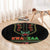 African-American Kwanzaa Round Carpet Dashiki Mix Paisley Pattern