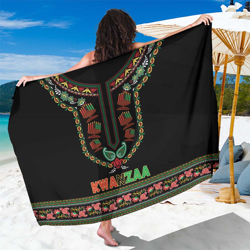 African-American Kwanzaa Sarong Dashiki Mix Paisley Pattern - Wonder Print Shop