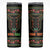 Personalized African-American Kwanzaa Skinny Tumbler Dashiki Mix Paisley Pattern - Wonder Print Shop
