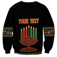 Personalized African-American Kwanzaa Sweatshirt Dashiki Mix Paisley Pattern - Wonder Print Shop