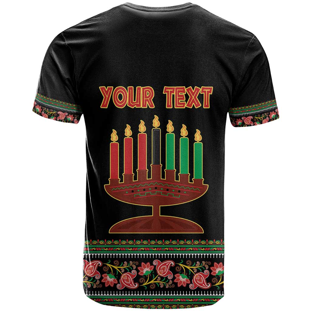 Personalized African-American Kwanzaa T Shirt Dashiki Mix Paisley Pattern - Wonder Print Shop