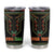 Personalized African-American Kwanzaa Tumbler Cup Dashiki Mix Paisley Pattern - Wonder Print Shop