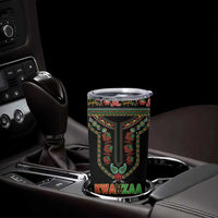 Personalized African-American Kwanzaa Tumbler Cup Dashiki Mix Paisley Pattern - Wonder Print Shop