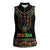 Personalized African-American Kwanzaa Women Sleeveless Polo Shirt Dashiki Mix Paisley Pattern - Wonder Print Shop