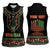 Personalized African-American Kwanzaa Women Sleeveless Polo Shirt Dashiki Mix Paisley Pattern - Wonder Print Shop