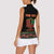 Personalized African-American Kwanzaa Women Sleeveless Polo Shirt Dashiki Mix Paisley Pattern - Wonder Print Shop