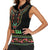 Personalized African-American Kwanzaa Women Sleeveless Polo Shirt Dashiki Mix Paisley Pattern - Wonder Print Shop
