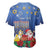 Personalised Merry Chrismukkah Baseball Jersey Hanukkah Memorah Mix Poinsettia - Wonder Print Shop