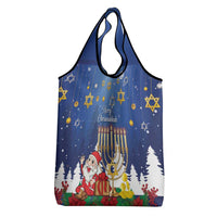 Merry Chrismukkah Grocery Bag Hanukkah Memorah Mix Poinsettia