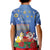 Personalised Merry Chrismukkah Kid Polo Shirt Hanukkah Memorah Mix Poinsettia - Wonder Print Shop
