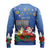 Personalised Merry Chrismukkah Ugly Christmas Sweater Hanukkah Memorah Mix Poinsettia - Wonder Print Shop