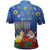 Personalised Merry Chrismukkah Polo Shirt Hanukkah Memorah Mix Poinsettia - Wonder Print Shop