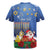 Personalised Merry Chrismukkah Rugby Jersey Hanukkah Memorah Mix Poinsettia - Wonder Print Shop