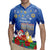 Personalised Merry Chrismukkah Rugby Jersey Hanukkah Memorah Mix Poinsettia - Wonder Print Shop