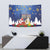 Merry Chrismukkah Tapestry Hanukkah Memorah Mix Poinsettia - Wonder Print Shop
